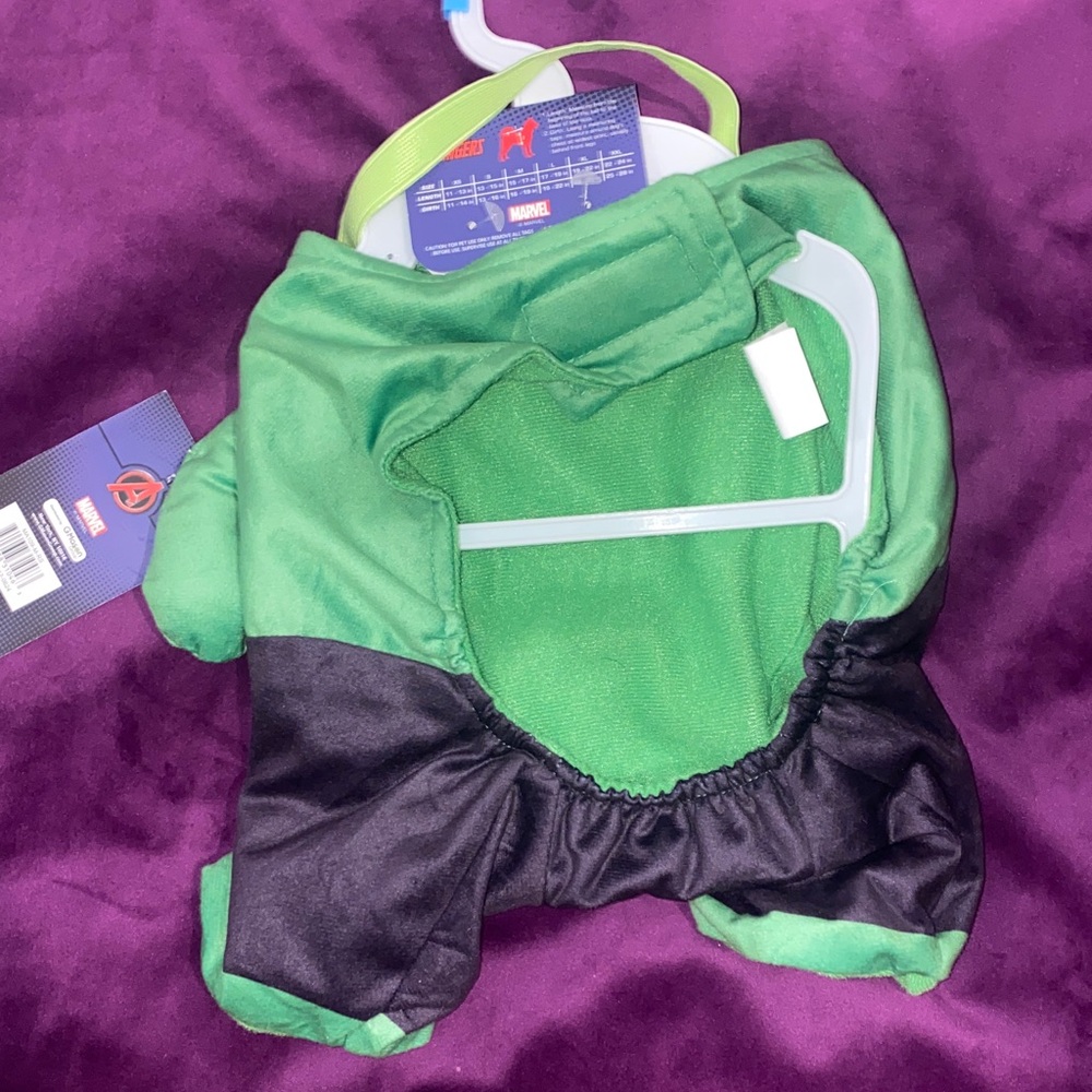 Marvel Green and Black Superhero puppy Costume - Picture 7 of 7